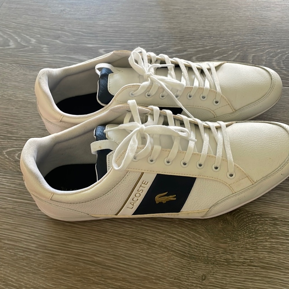Lacoste white shoes, US-12